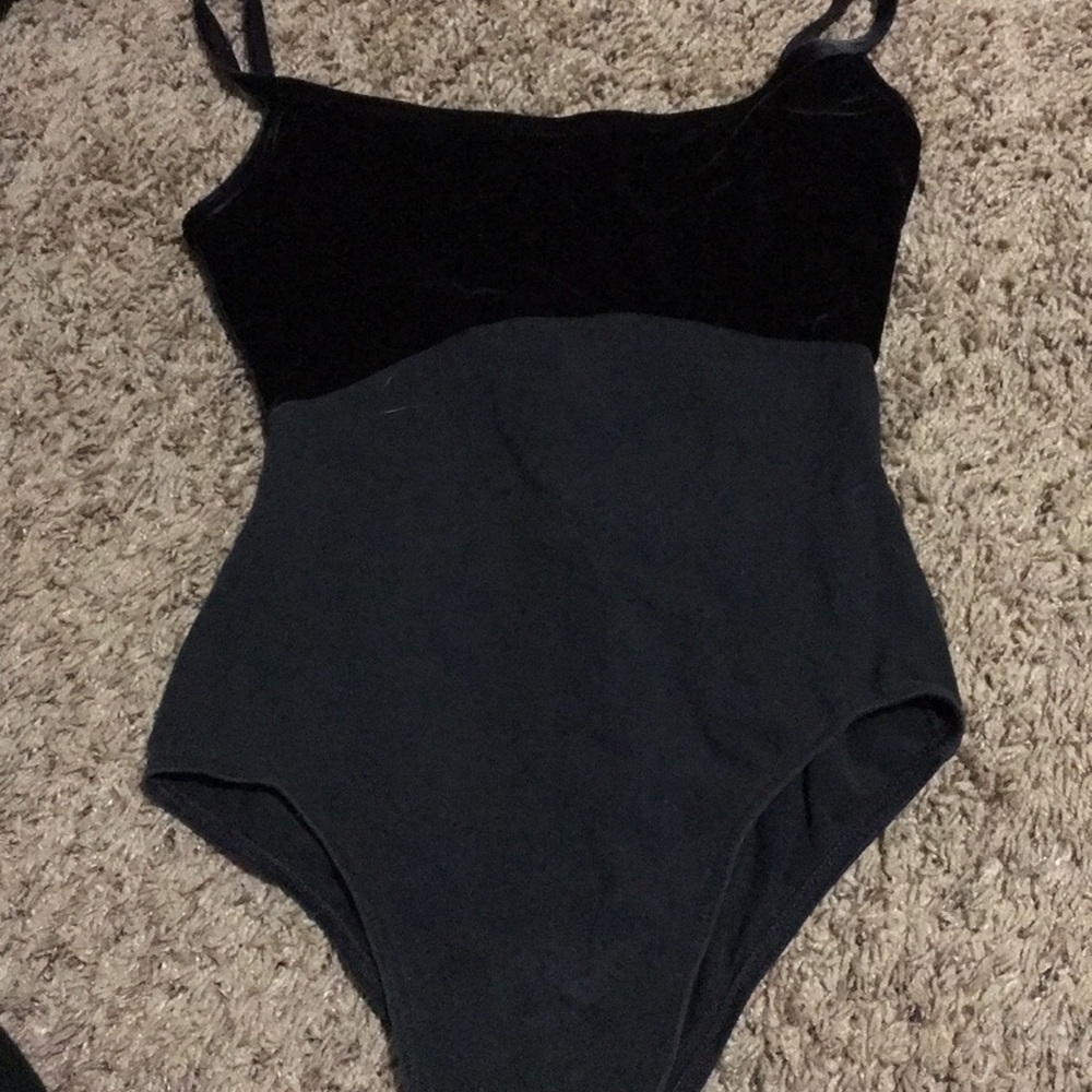 Ballet Black velvet leotard